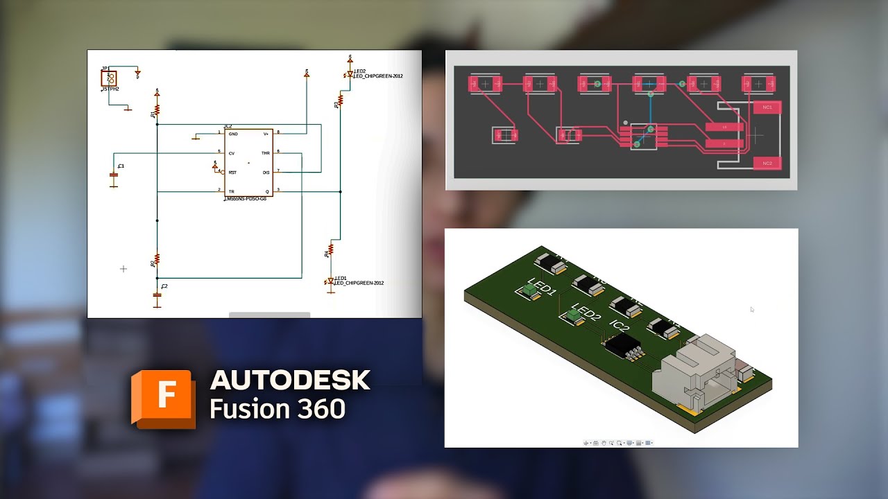 PCB o Circuiti Stampati in FUSION 360 con MODELLO 3D incluso ! Tutorial completo Fusion 360 ITA