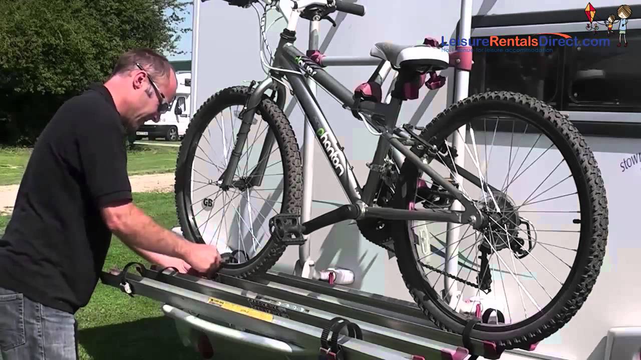 How to use a motorhome bike rack