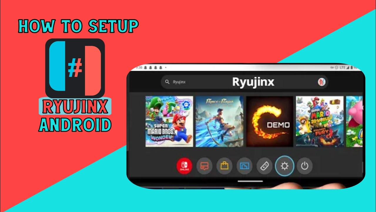 How To Full Setup Ryujinx Emulator Firmware Install | Smooth Playable Switch Emulator For Android