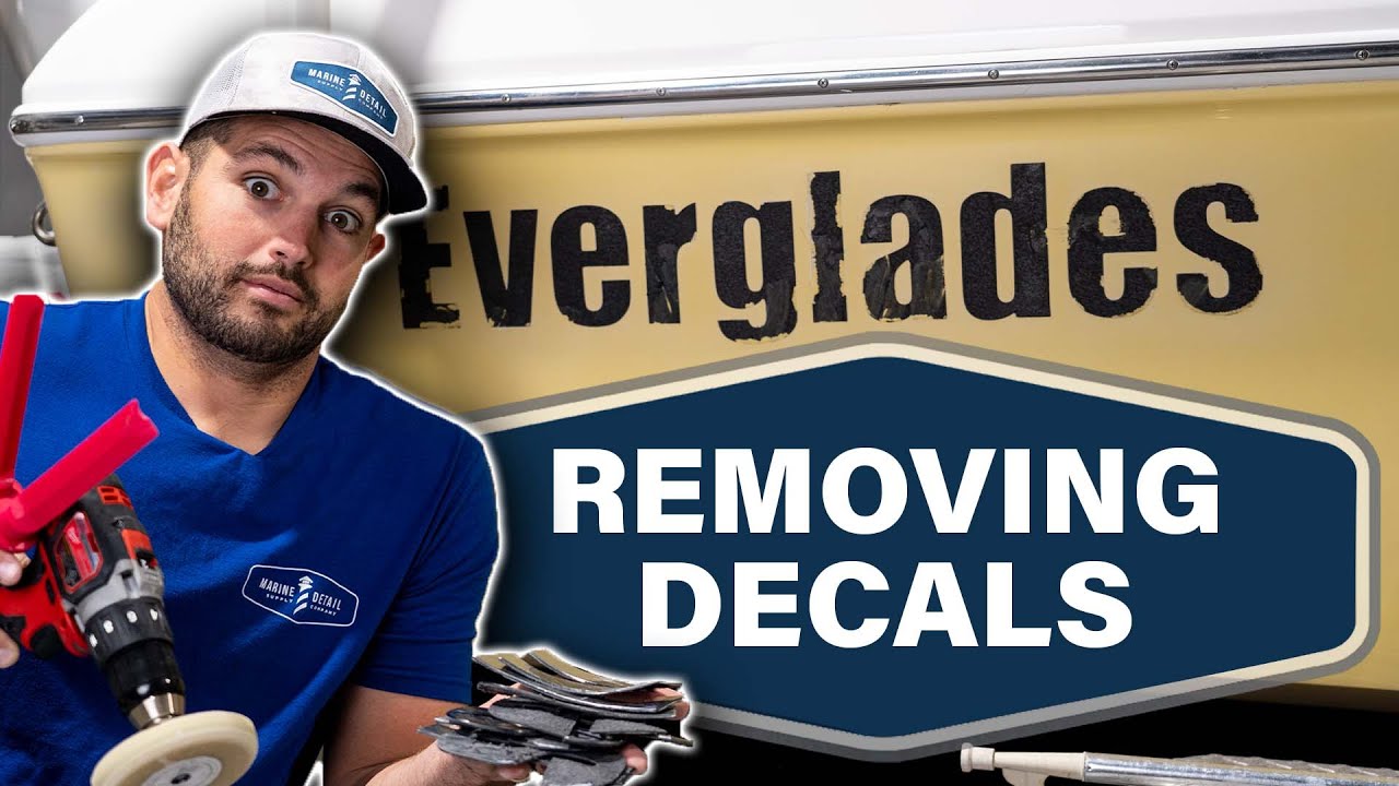 How to Remove Decals From Gel Coat!