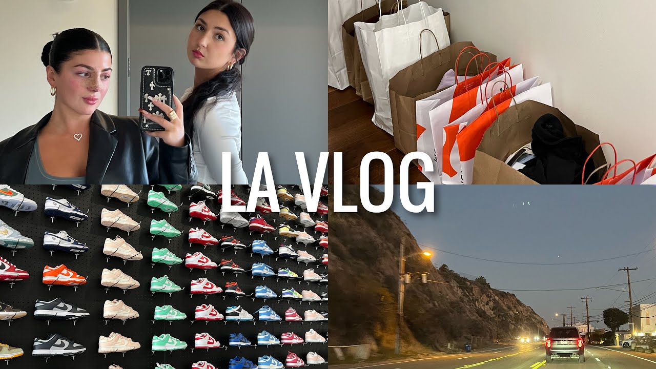 LA VLOG 1: nose job recovery, shopping, night out & more !!