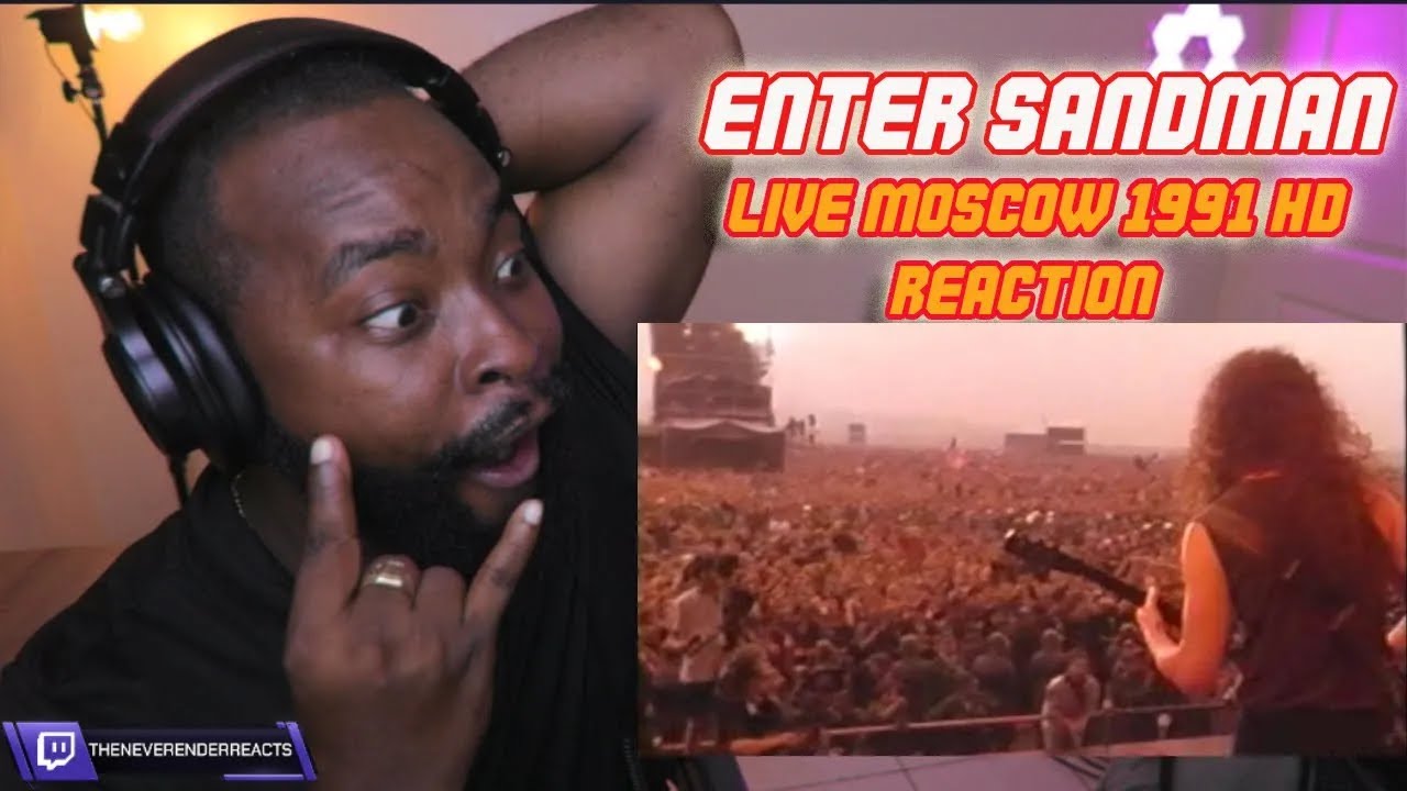 🔥🔥RAP FAN!! FIRST TIME REACTION Metallica  Enter Sandman Live Moscow 1991 HD🔥