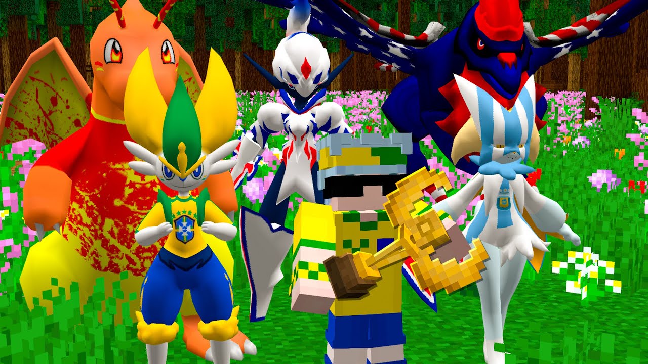EM 100 DIAS ME TORNEI CAMPEÃO MUNDIAL DE MINECRAFT PIXELMON - O FILME