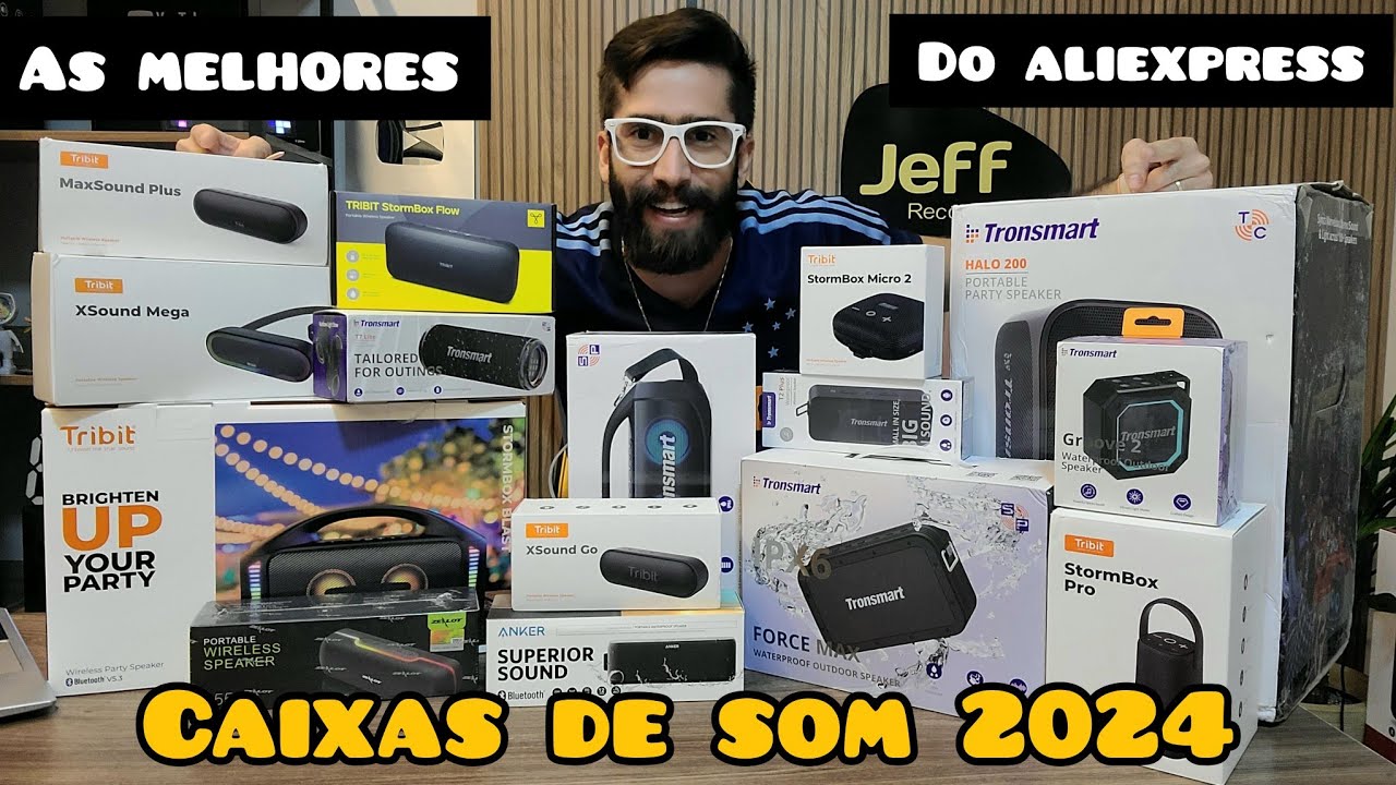 GUIA DAS MELHORES CAIXAS DE SOM PARA COMPRAR no ALIEXPRESS em 2024 (De 70 a 1500 reais)
