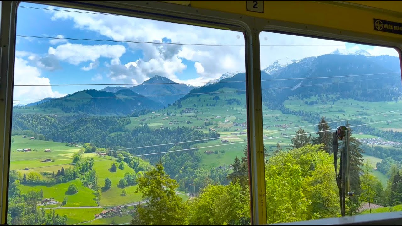Niesen Swiss Alps Switzerland | Walking Tour 4K HDR Dolby Vision.