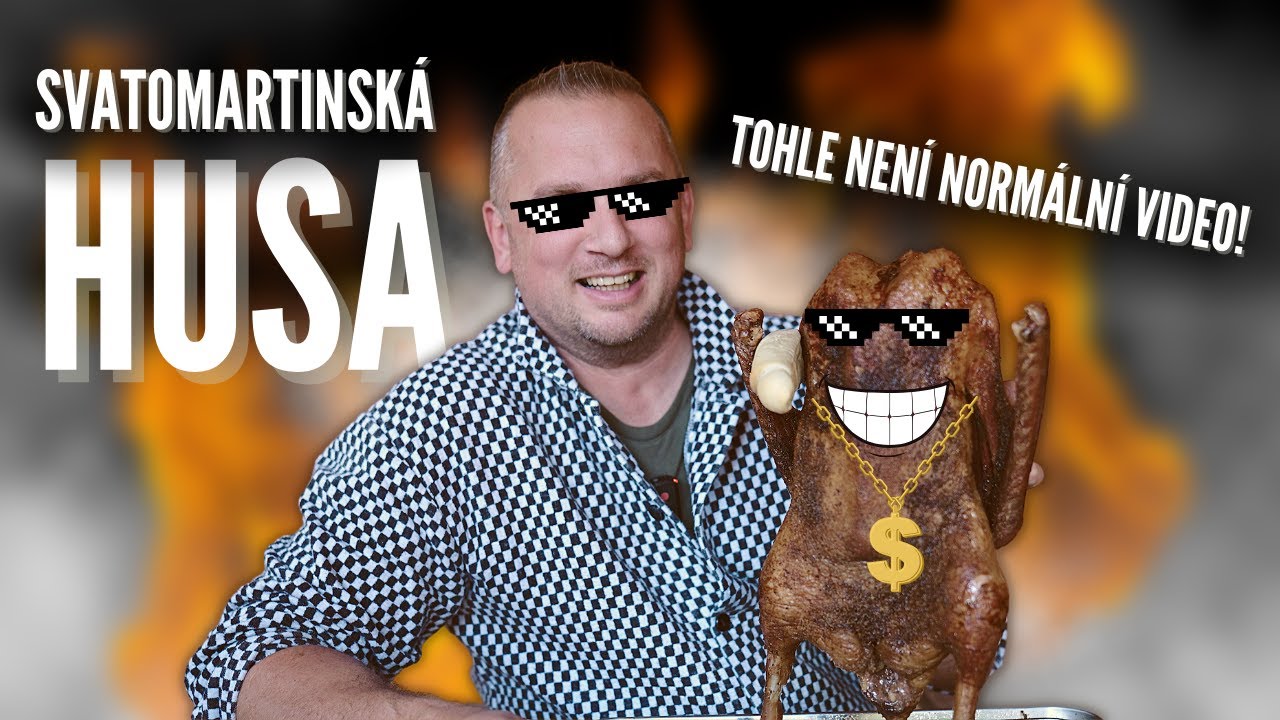 SVATOMARTINSKÁ HUSA X MISTR MÁLEK - Jednoduchý recept, který opravdu zvládne každý!