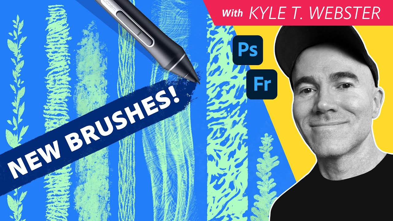 Digital Illustration with Kyle T. Webster - Check Out The NEW Summer Brushes!
