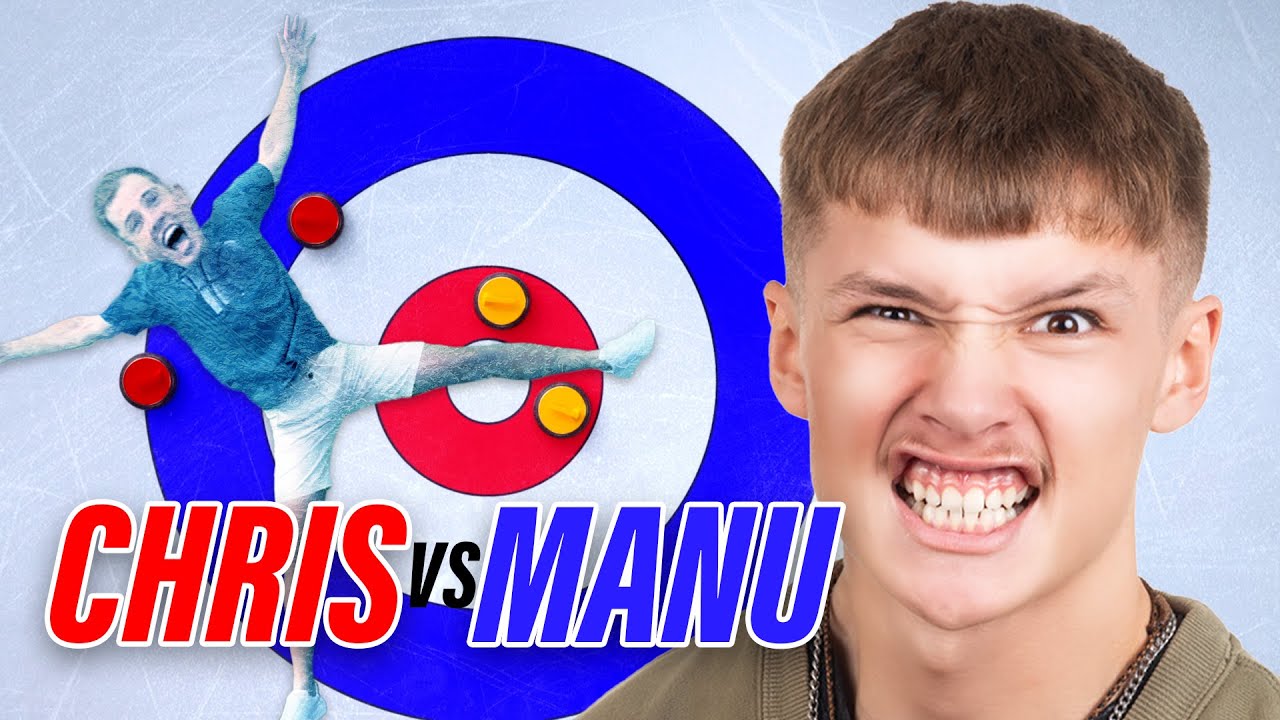 Extreme Human Curling | Chris Vs Manu Challenge | What Now