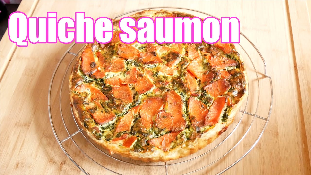 Quiche saumon épinards
