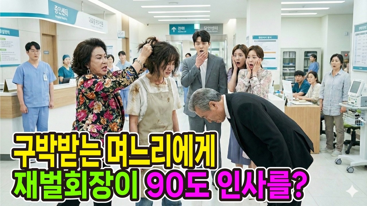 설날에 며느리 하녀 취급하던 시어머니 재벌 회장이 90도 인사하니 시댁이 뒤집어 지는데