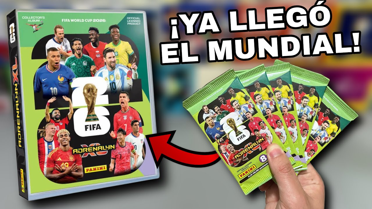 ¡ABRIENDO LA NUEVA COLECCIÓN DEL MUNDIAL 2026! - Pack de Inicio Panini Adrenalyn XL (12 SOBRES)