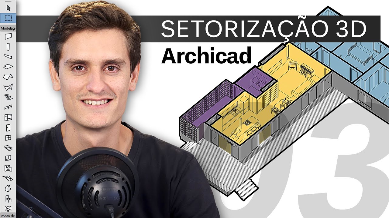 EPI 03 - SETORIZAÇÃO 3D | Como criar um diagrama de setorização 100% no Archicad