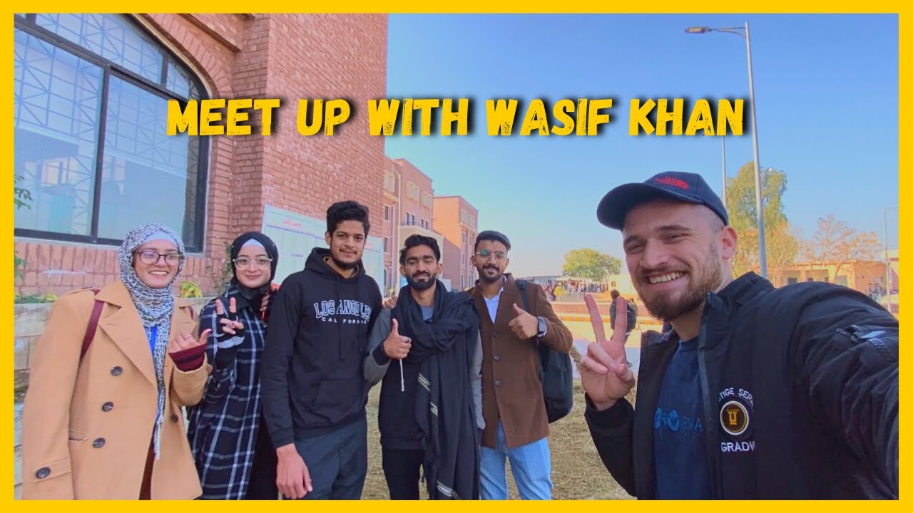 Wasif Nisar Khan Finally came to Federal Urdu University!