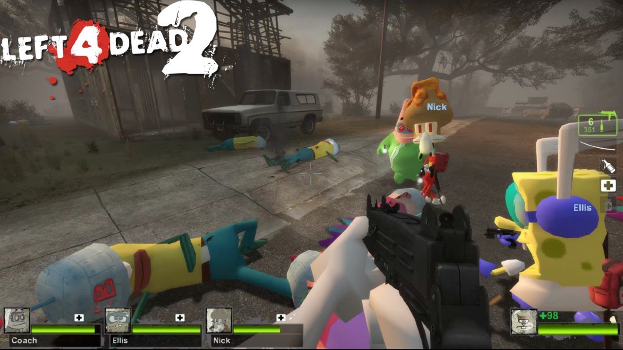 Modded Left 4 Dead 2 Spongebob