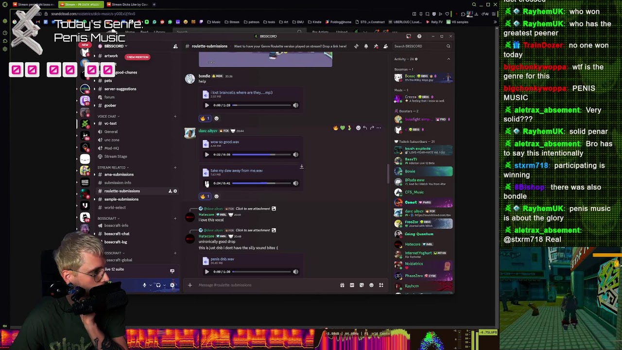 🔴 Bossfight Live: GENRE RᛝULETTE: SPECIAL EDITION 🍆🎲 Make a track ⟶ Submit ⟶ We listen live!
