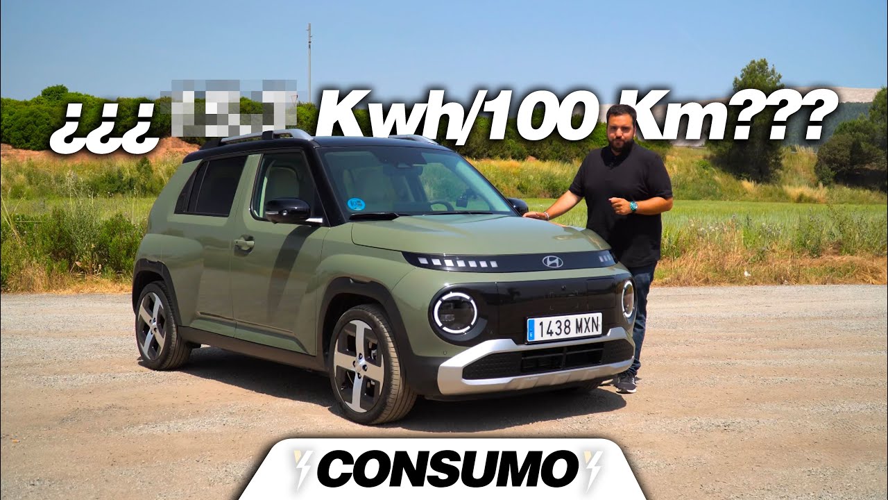 ⚡️ Consumo Hyundai Inster 2025 ▶▶▶ ¡Cifras en ciudad, carretera y autopista! PRUEBA de CONSUMO REAL