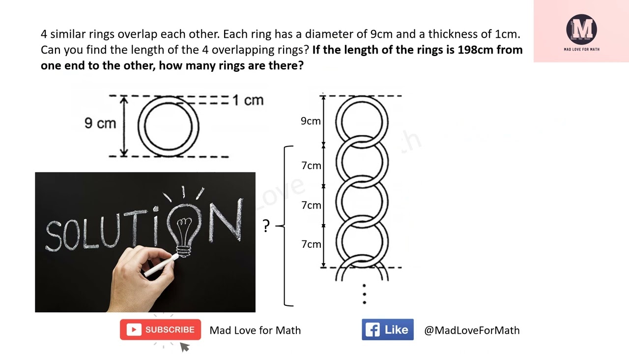 2020 Singapore PSLE Math Question Answered | Overlapping Rings