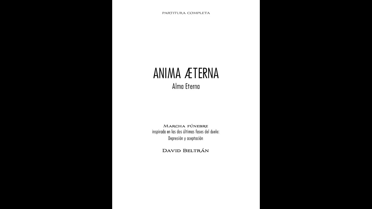 Anima Aeterna - D.Beltrán