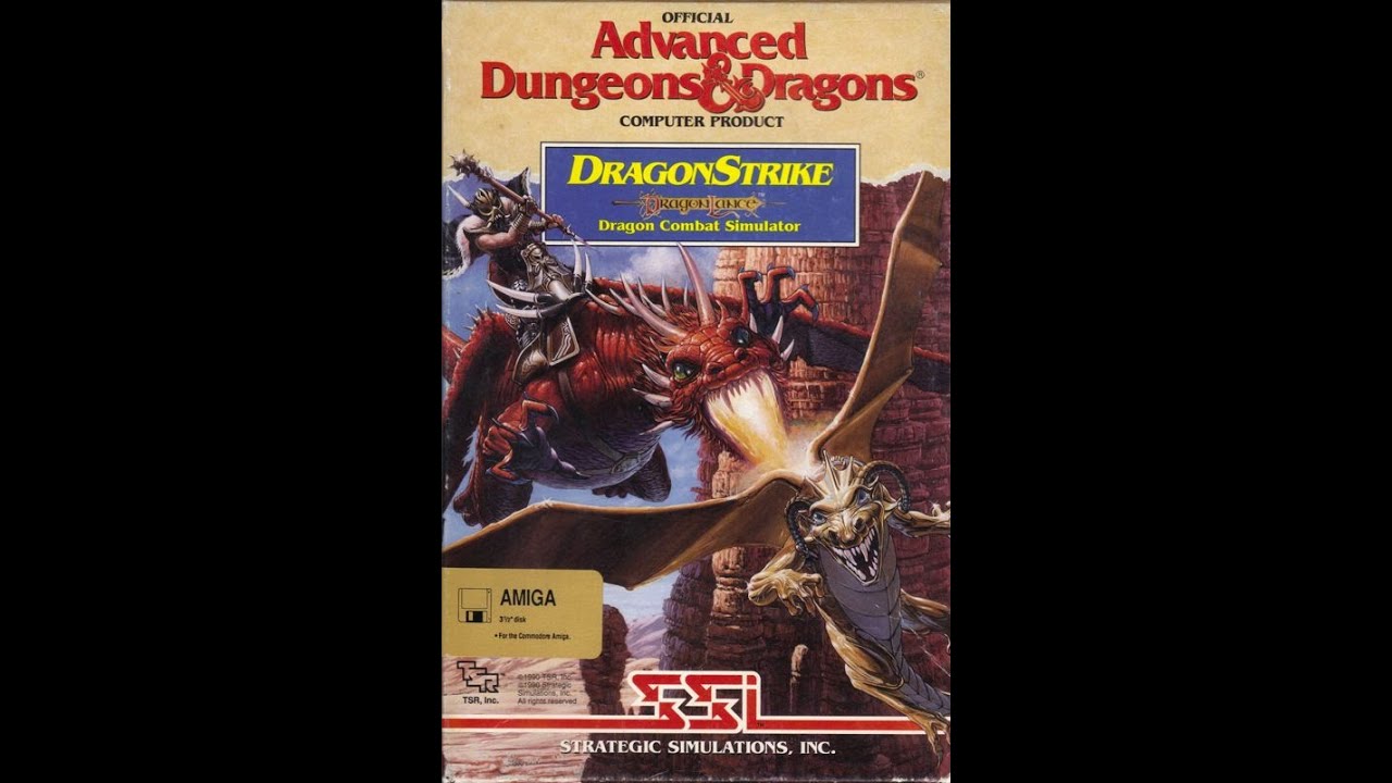 Commodore Amiga Longplay (SSI) Dragon Strike Knight of the Crown 1990