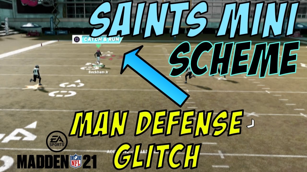 Madden 21 Glitch | Break Man Defense! | Saints Scheme!