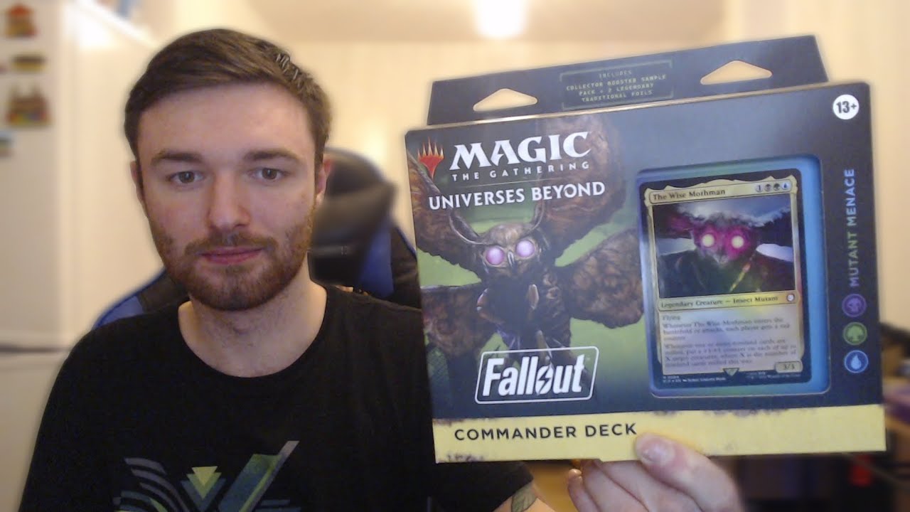 MTG: FALLOUT Mutant Menace Commander Deck - The Wise Mothman | UNBOXING