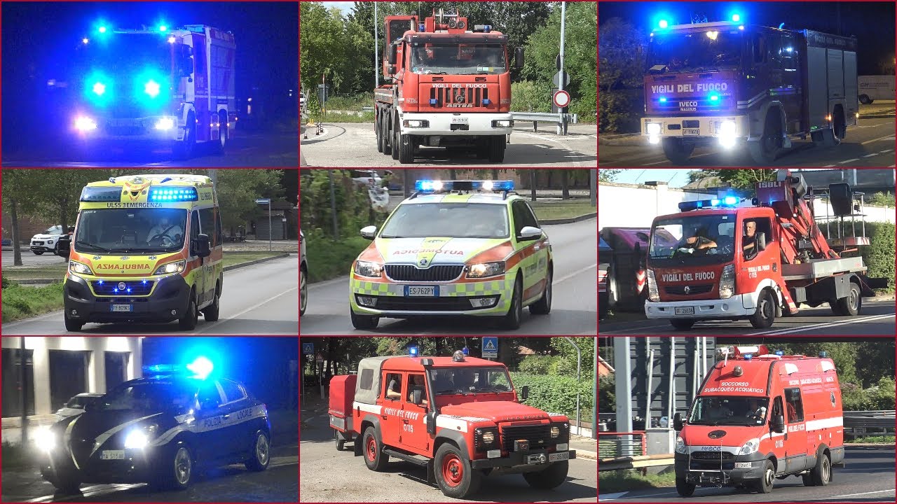 TEMPESTA A MESTRE - Vigili del Fuoco, SUEM 118 e Polizia Locale in emergenza