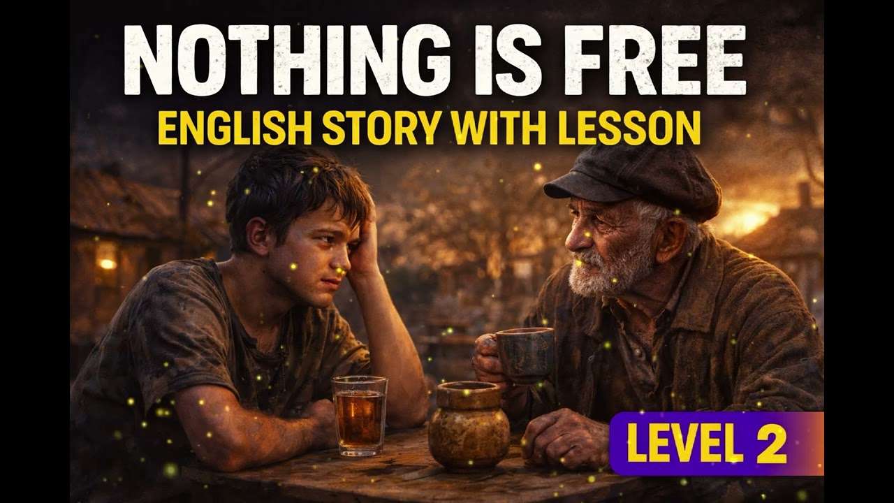 Nothing Is Free – English Story with Lesson | Level 2