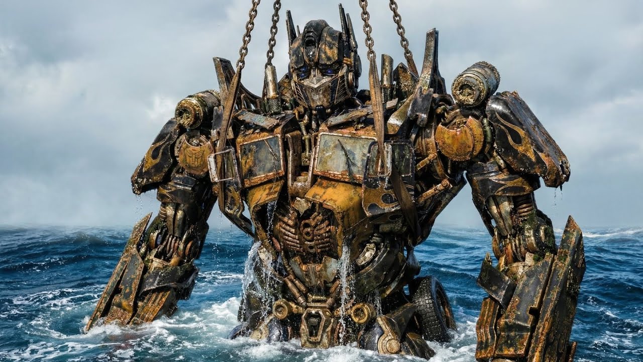 Man Found & Restored a GIGANT Optimus Prime Robot: From Deep Sea Discovery to Full Power