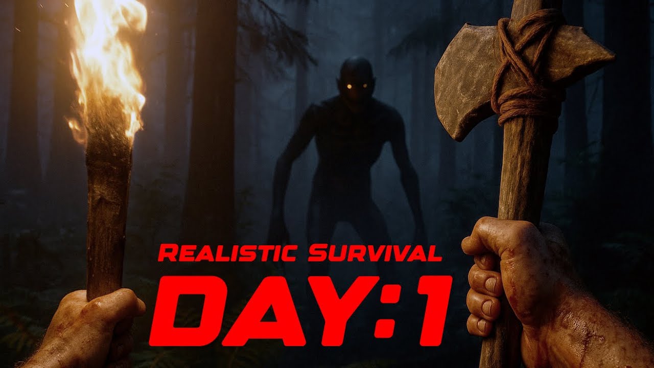 ☢️ Sons of the Forest REALISTIC Survival - Day 1 | HARDCORE | RTX 5090
