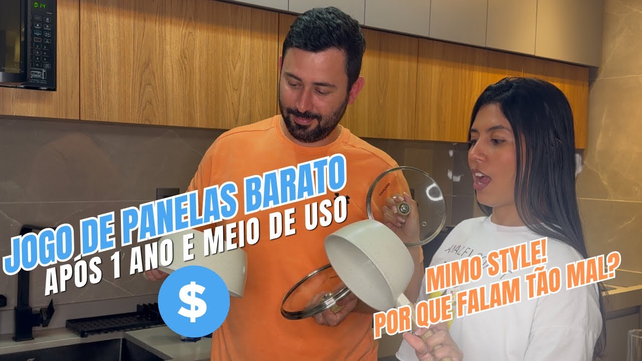 NOSSO JOGO DE PANELAS MIMO STYLE após 1 ANO E MEIO de uso! Valeu a pena a Economia?