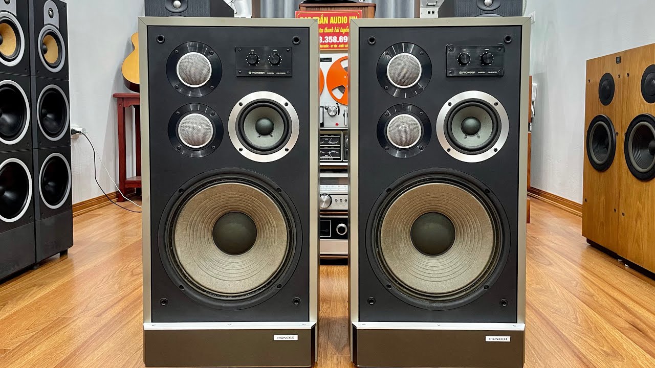 Pioneer Nghe Nhạc Vàng Phê Thật !!! Pioneer CS F900 thật Đáng Chơi, Loa Quá Đẹp LH 098.358.6968