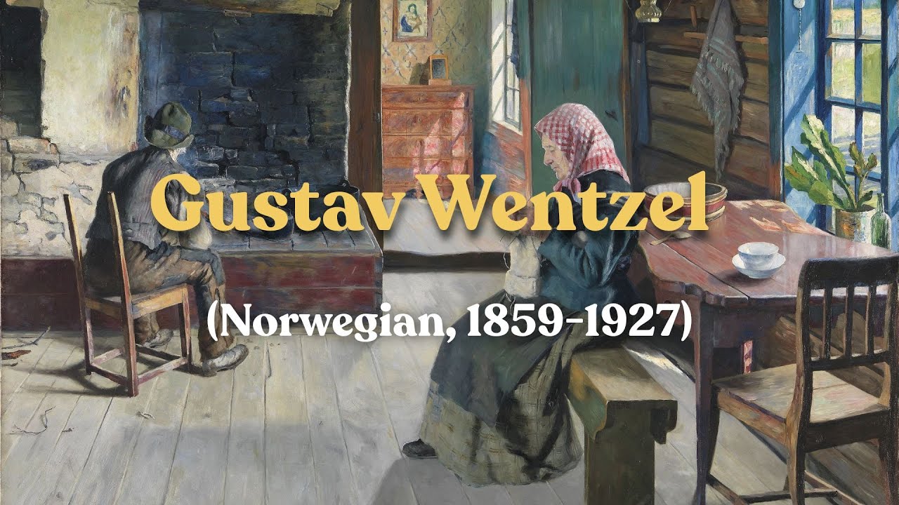 Gustav Wentzel (1859–1927) was a Norwegian painter known for interiors and domestic and rural scenes