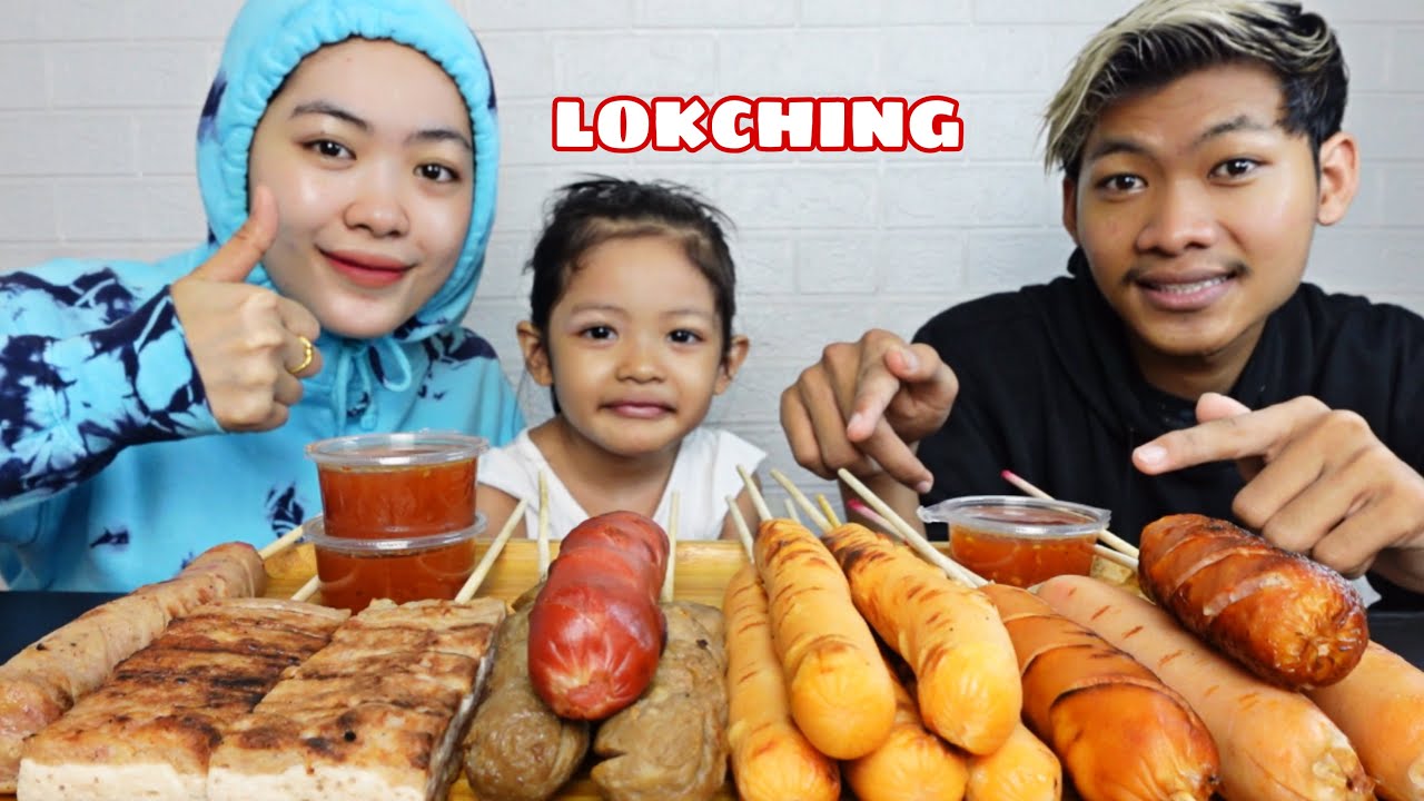 LEPAS CRAVING MAKAN LOKCHING SOSEJ THAI ‼️ #mukbangmalaysia #eatingshow #sosej