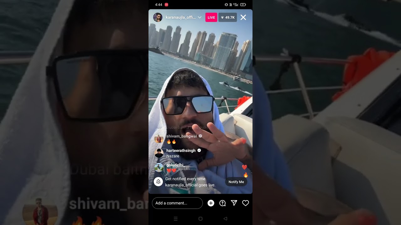 karan aujla live on Instagram @KaranAujlaOfficial