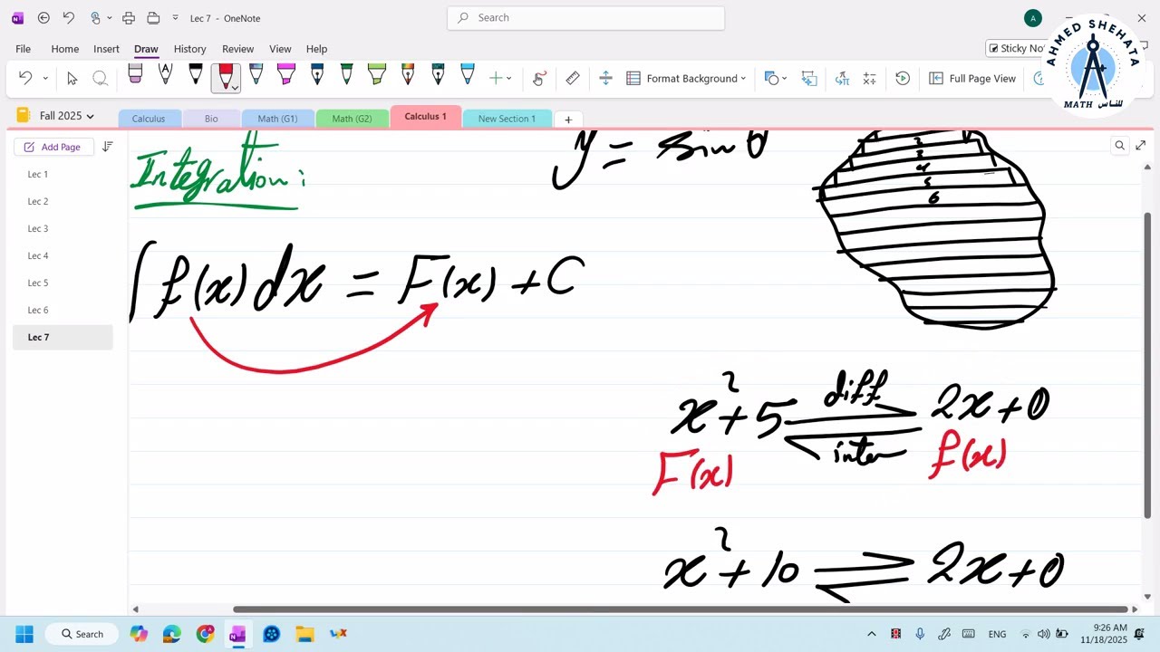 Calculus 1 | Lec 7 | Introduction to Integration