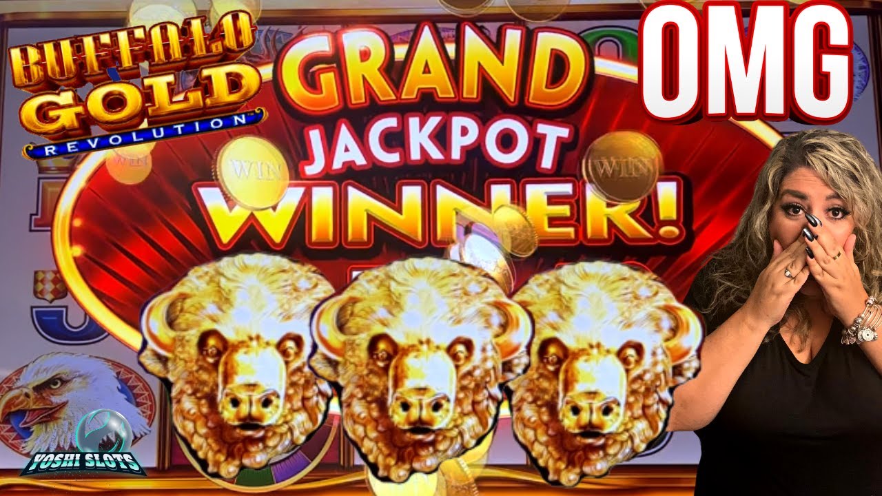 WON THE GRAND JACKPOT!!!! MASSIVE JACKPOT HANDPAY!!!!  #buffaloslot #jackpot