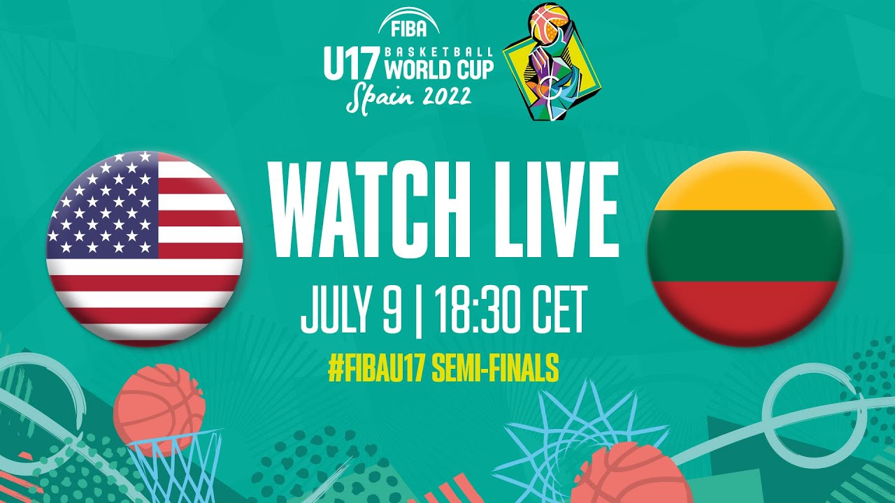 Full Basketball Game | SEMI-FINALS: USA v Lithuania | FIBA U17 Basketball World Cup 2022