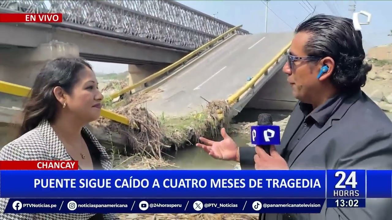 A cuatro meses de la tragedia: infraestructura del puente de Chancay no se repara