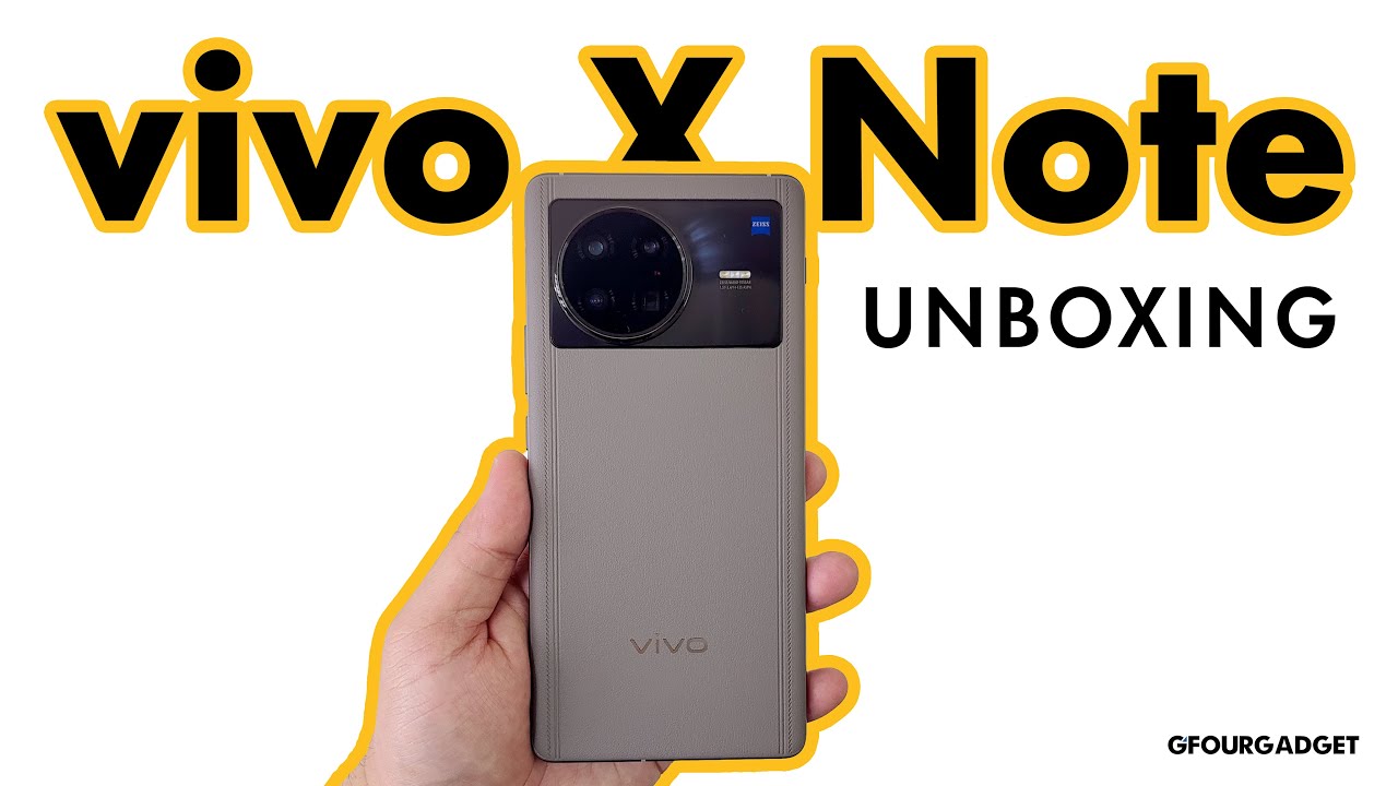 vivo X Note Unboxing