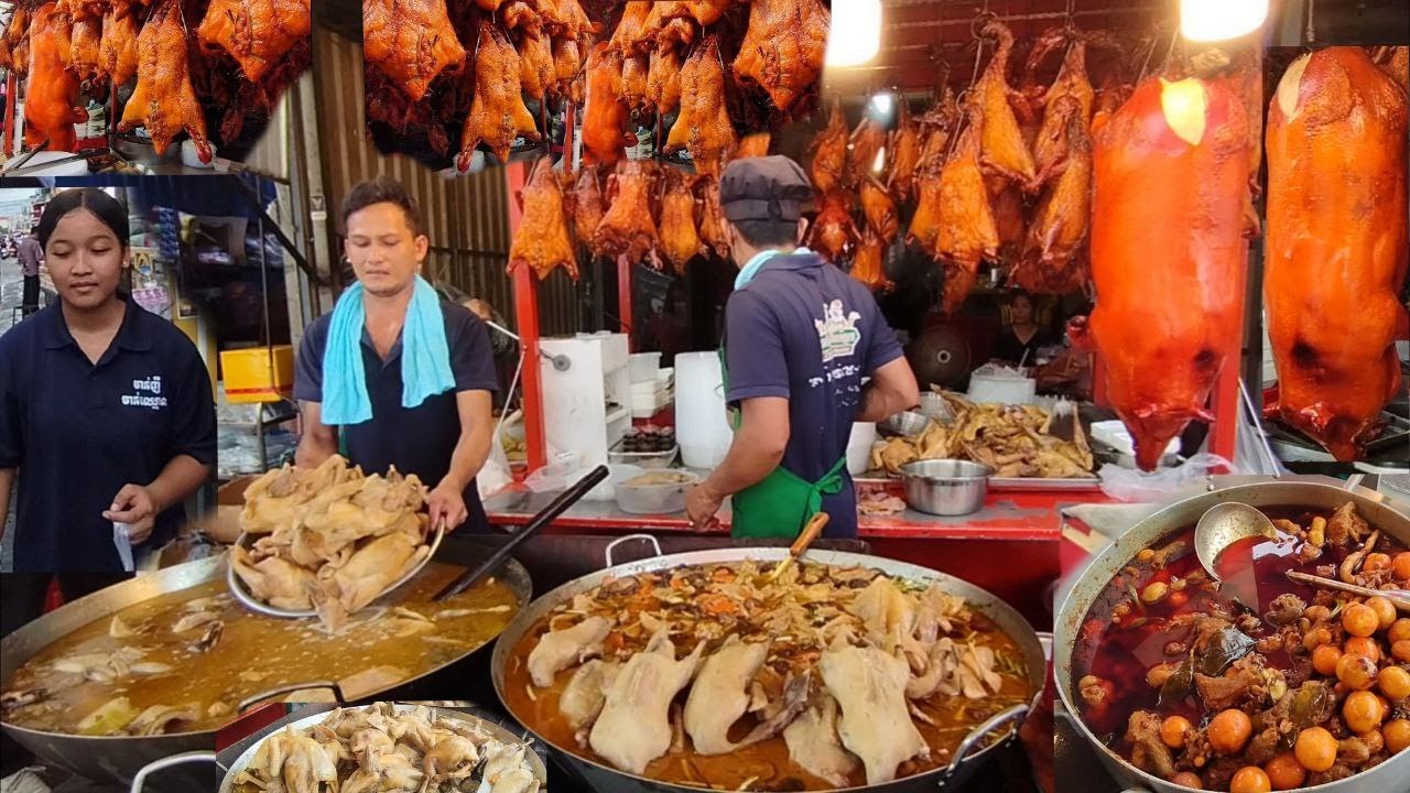 Best Cambodian Street Food Compilatiom @ Chhouk Meas & Orussey Market