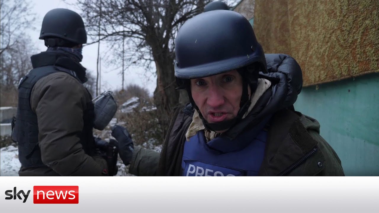 Shells screech overhead near frontline in battle for Soledar