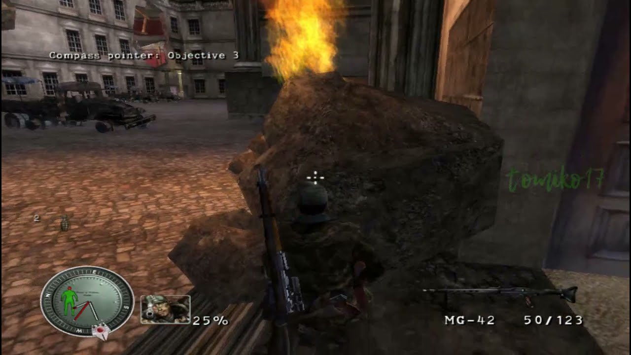 Sniper Elite - Mission #7.5. Recover the V2 tech: The Schloss