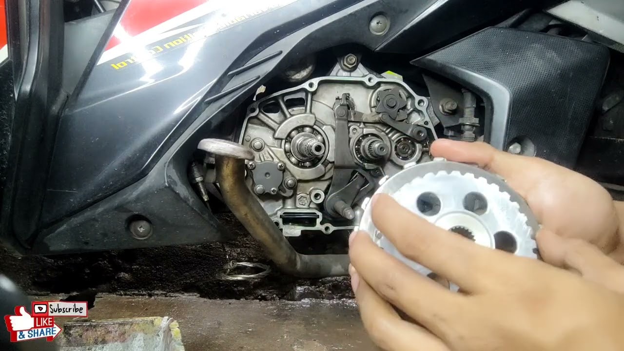 pasang rumah kopling KARISMA ke honda BLADE/REVO auto ngacir ANTI SELIP !!!!!!!!