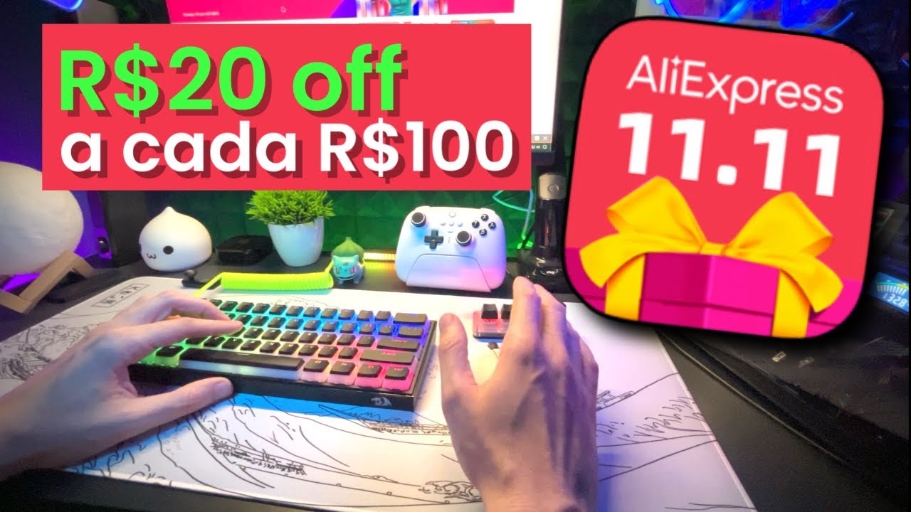 Compras que fiz no Black November do Aliexpress
