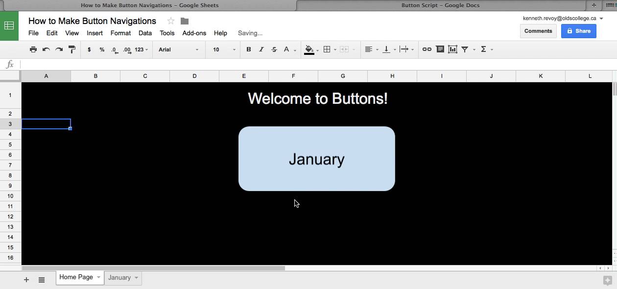 How To Build Buttons in Google Sheets