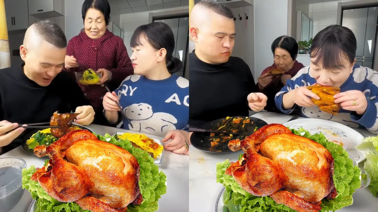Mother-in-law left all the chicken legs for my selfish husband, and we ate roast chicken