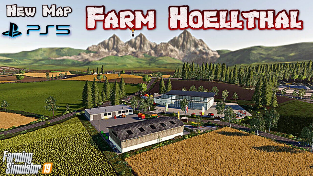 FS19 NEW MAP - Farm Hoellthal - Farming Simulator 19 - Playstation 5