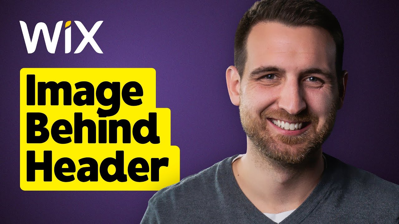 Как добавить фоновое изображение за заголовком на Wix