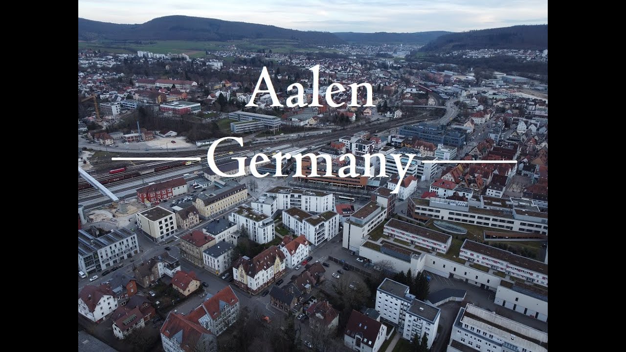 Aalen - Germany by drone 4K