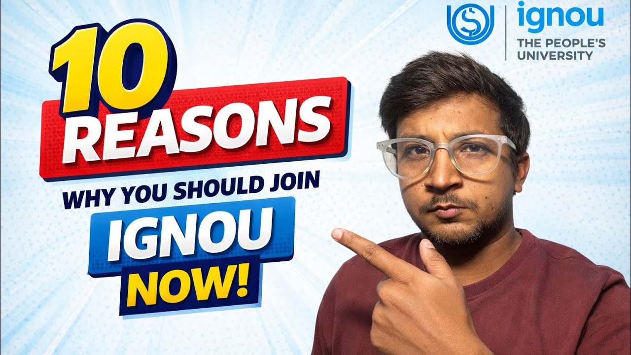10 Reasons Why IGNOU Is Perfect for Working Professionals & Exam Aspirants | By IGNOU Student